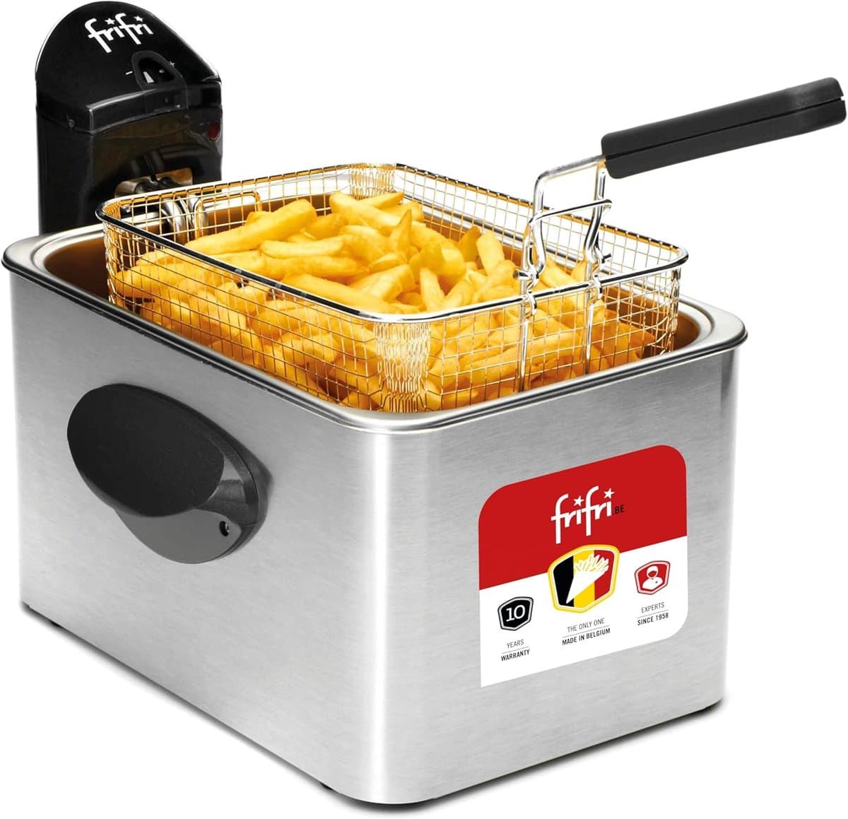 Friteuse - Frituurpan - Lekker Frituren - Gepatenteerde Verwarmingskop - 45 Liter - Zwart — afbeelding 1