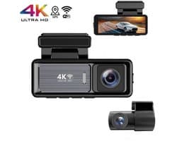 Driveeye Dashcam 4K met WIFI - GPS - Botsdetectie