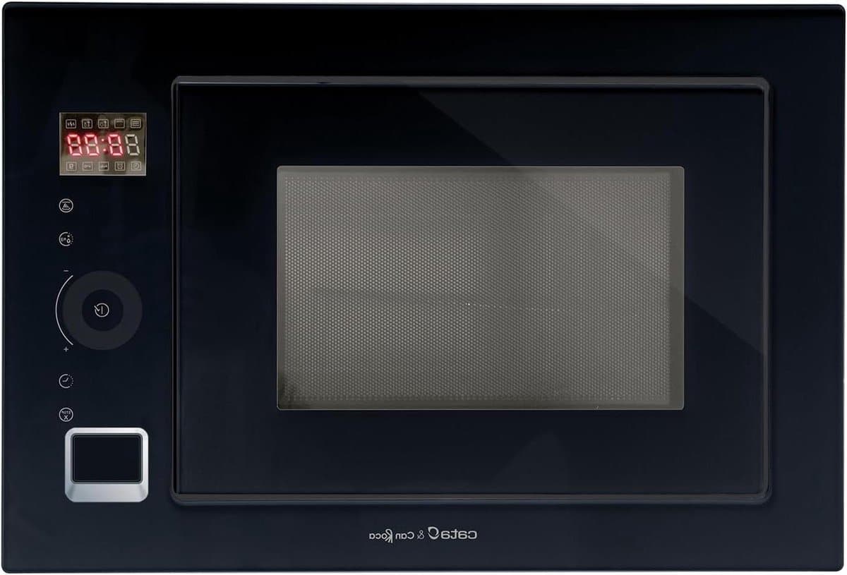 Inbouwmagnetron met Grill - Magnetron Oven - Snel Gerechten Bereiden - 5 Vermogensniveaus - 25 Liter - Zwart — afbeelding 1