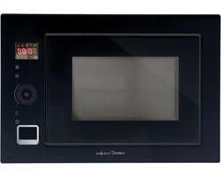 Inbouwmagnetron met Grill - Magnetron Oven - Snel Gerechten Bereiden - 5 Vermogensniveaus - 25 Liter - Zwart