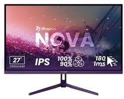 Arozzi Nova 27" Gaming Monitor - QHD IPS - 180Hz - Paars
