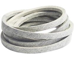 Grasmaaier Dek Riem - Vervangende Riem - Gazon Onderhoud - Hoge Sterkte Aramide - 5/8 x 170 Inch - Grijs