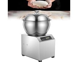 Spiraalkneedmachine - Deegmixer Keukenmachine - Brood Deeg Maken - Dubbele Rotatie - 5-8 kg - Zilver