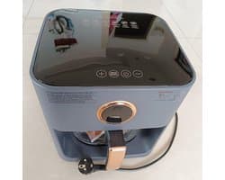 Airfryer Oven - Heteluchtfriteuse - Gezond Koken - Spraakbesturing - 4 Liter - Blauw