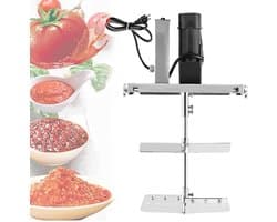 Keukenmixer - Automatische mixer - Efficiënt Roeren - Dubbellaagse bladen - 60L - Zilver