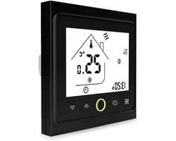 Slimme Thermostaatkraan - Temperatuurregelaar - Energie Besparen - App en Spraakbesturing - 5A - Zwart