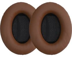 kwmobile 2x oorkussens geschikt voor Bose Quietcomfort 35 35II 25 15/QC35 QC35II QC25 QC15 - Earpads voor koptelefoon in donkerbruin