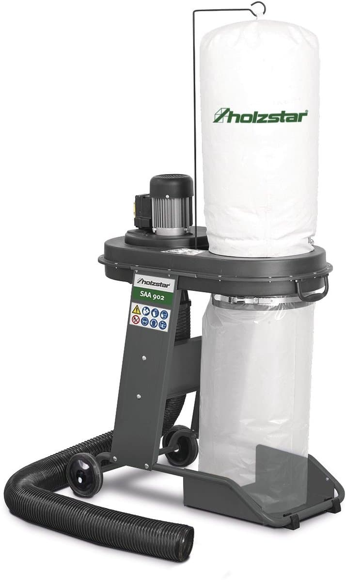 Afzuiginstallatie hout 1200m³/h 0,55kW 230V Holzstar SAA902 — afbeelding 1