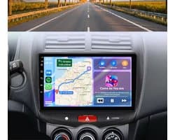 Autoradio 4/64GB met Carplay en Android auto | Geschikt voor Mitsubishi ASX 1 2009-2016 | Radio scherm met Navigatie | 2009 2010 2011 2012 2013 2014 2015 2016