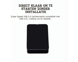 Externe Harde Schijf - 3TB - Met LED Display - USB 3.0 - Geschikt Voor PS5/PS4/PC