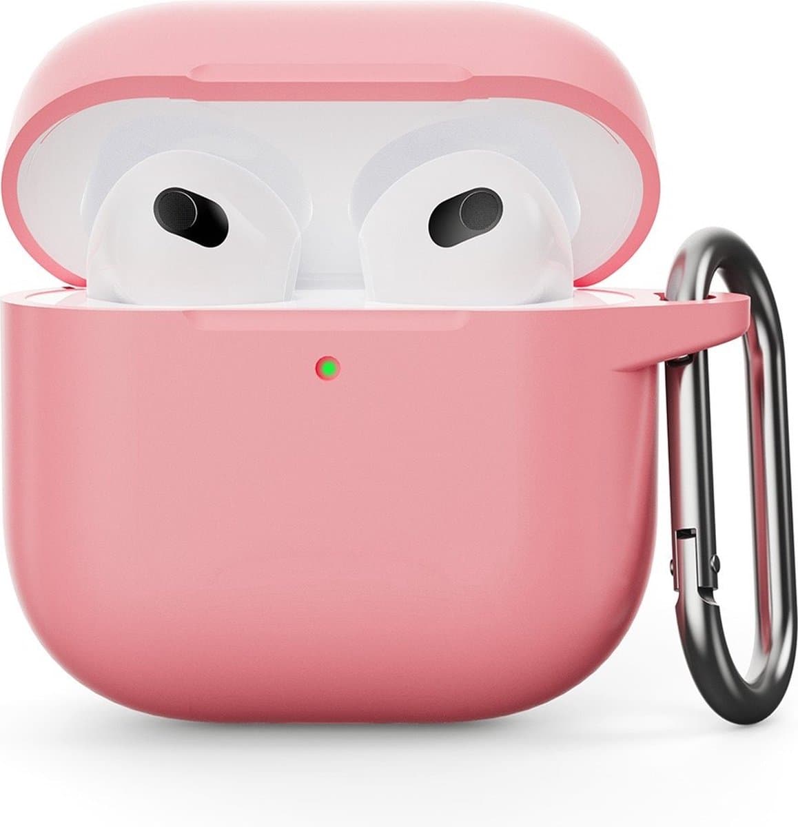 Coverup Hoesje - Geschikt voor AirPods 5 / 4 Hoesje - Coverup Siliconen AirPods Case met Sleutelhanger - Roze — afbeelding 1