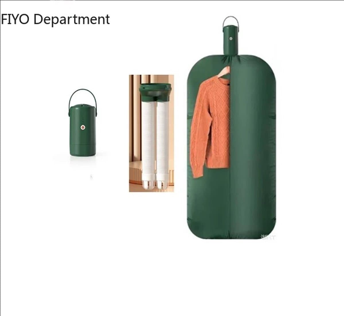 FIBILA Draagbare Mini Wasdroger - Wasdroger Condensdroger - Wasdrogers - Mini Droger - Was Droger - Multifunctionele Reis Droger met Tas voor Ondergoed, Badpakken, Sokken en Schoenen - Compact, Geluidsarm en Veilig — afbeelding 1
