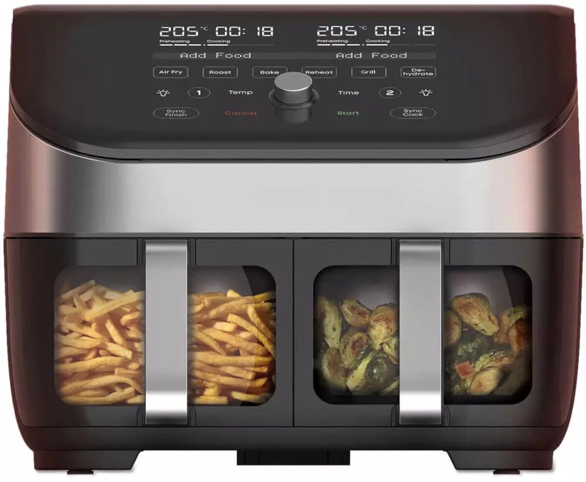 Instant Vortex Plus Dual ClearCook RVS 7,6 liter (8 Qt) — afbeelding 1