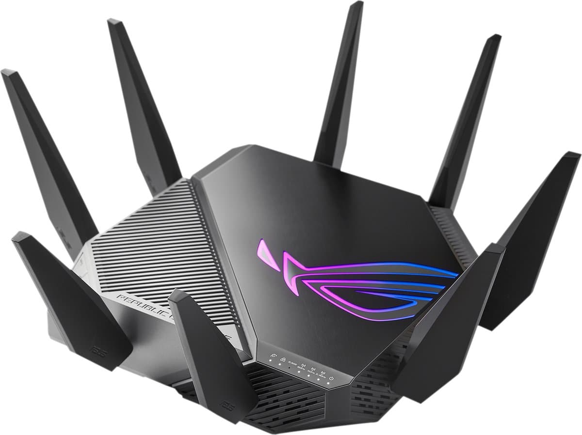 ASUS GT-AXE11000 draadloze router gigabit ethernet tri-band (2,4 GHz / 5 GHz / 6 GHz) Zwart — afbeelding 1