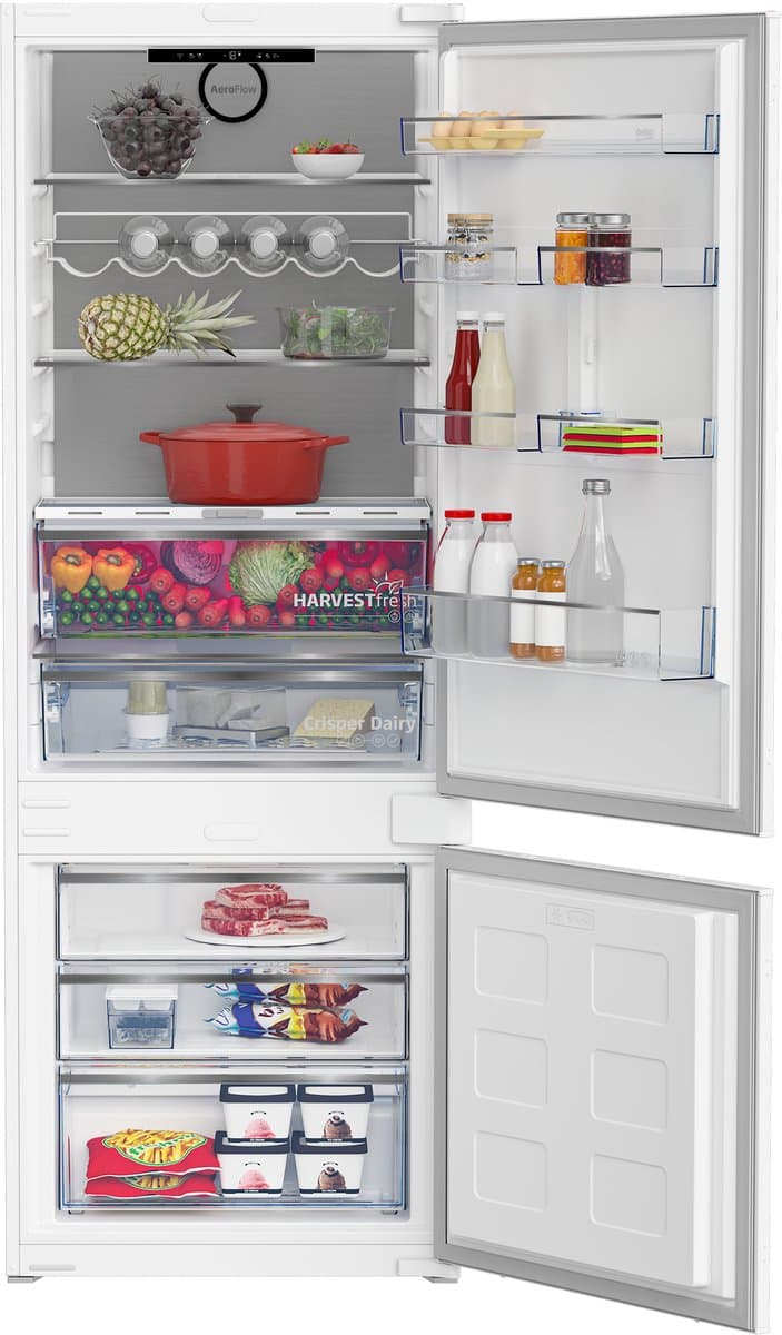Beko BCNE400E50SHN | Inbouw koelvriescombinatie | 194 - 70 cm — afbeelding 1