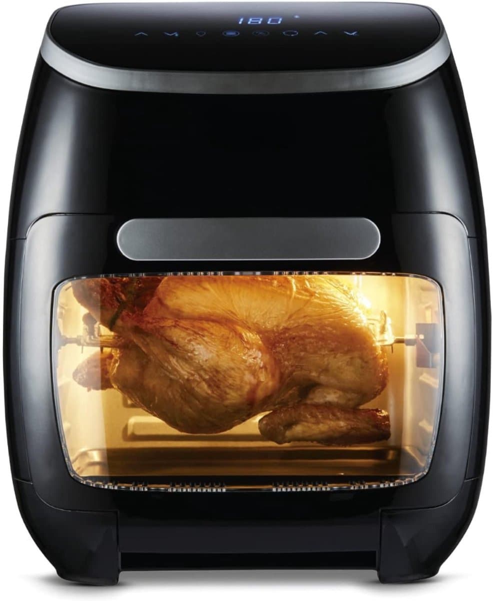 SVN® Heteluchtoven - Oven - Airfryer Oven - Zwart - 33cm x 39cm x 38cm — afbeelding 1