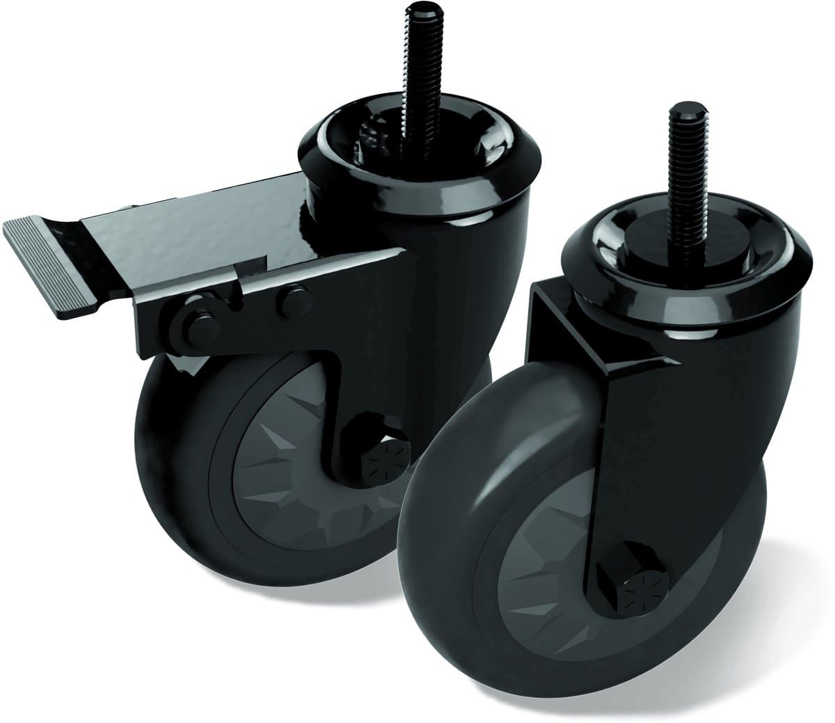 Big Green Egg Caster Kit - Wielenset — afbeelding 1