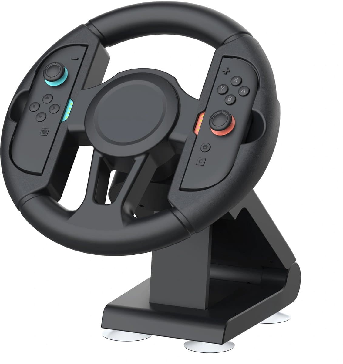 Turqero - Racing Stuurwiel voor Nintendo Switch, OLED & Switch 2 - 270° Rotatie - Met Zuignap — afbeelding 1