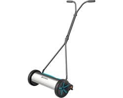 Kooimesmaaier - Handgrasmaaier - Engels Gazon Maaien - Wrijvingsloze Technologie - 40 cm Maaibreedte - Grijs