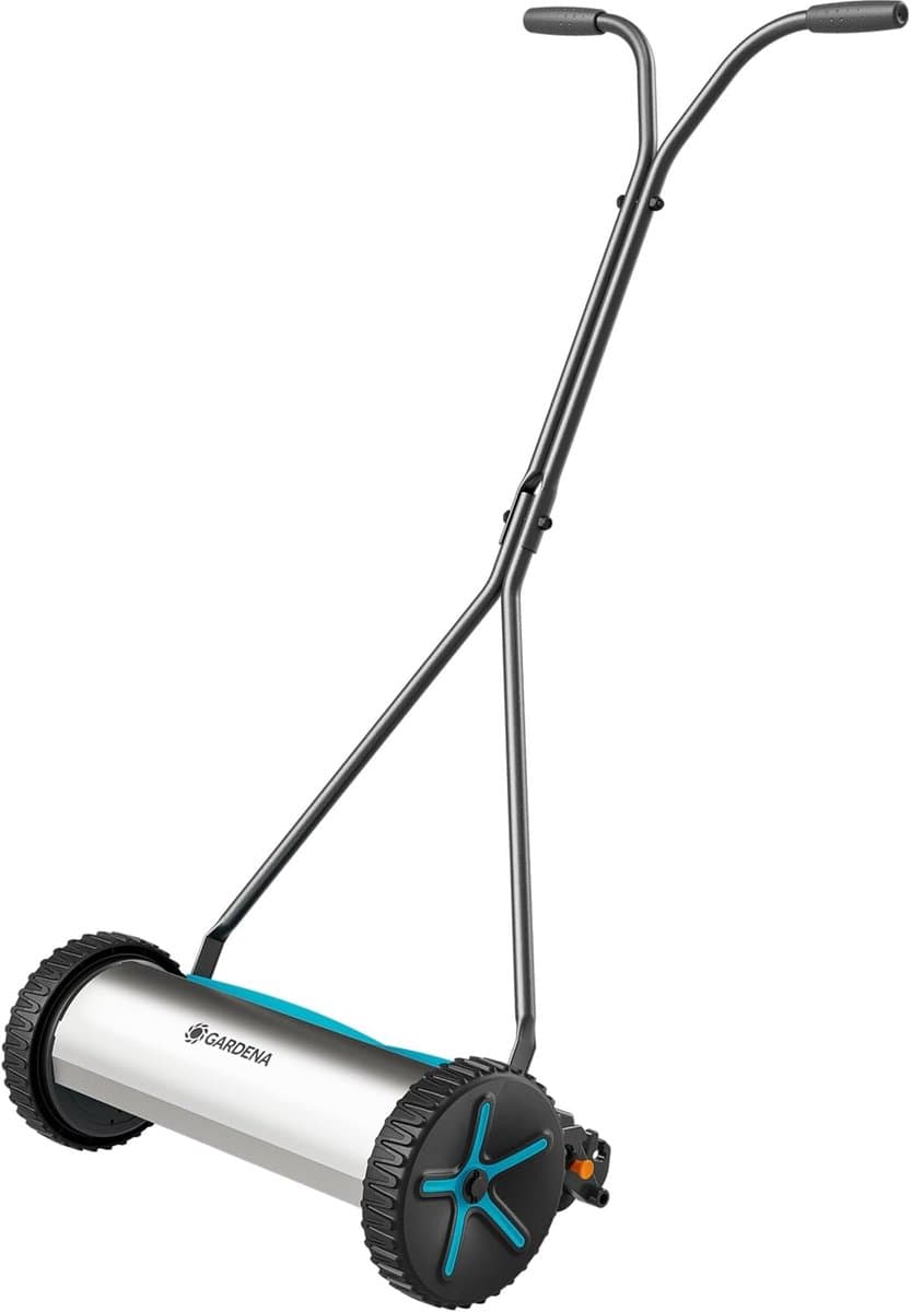 Kooimesmaaier - Handgrasmaaier - Engels Gazon Maaien - Wrijvingsloze Technologie - 40 cm Maaibreedte - Grijs — afbeelding 1