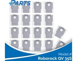 Roborock QV 35S Stofzakken (18 Stuks, Plus.Parts® alternatief voor 8.02.0239)