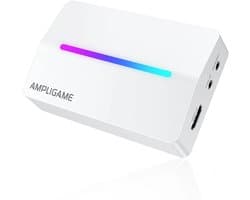 FIFINE V3 - Video Capture Card - Geschikt voor PS5 / Switch / PC / XBOX / MAC - HDMI 4K@30Hz - 1080p@60Hz Opname - USB 3.0 - Wit
