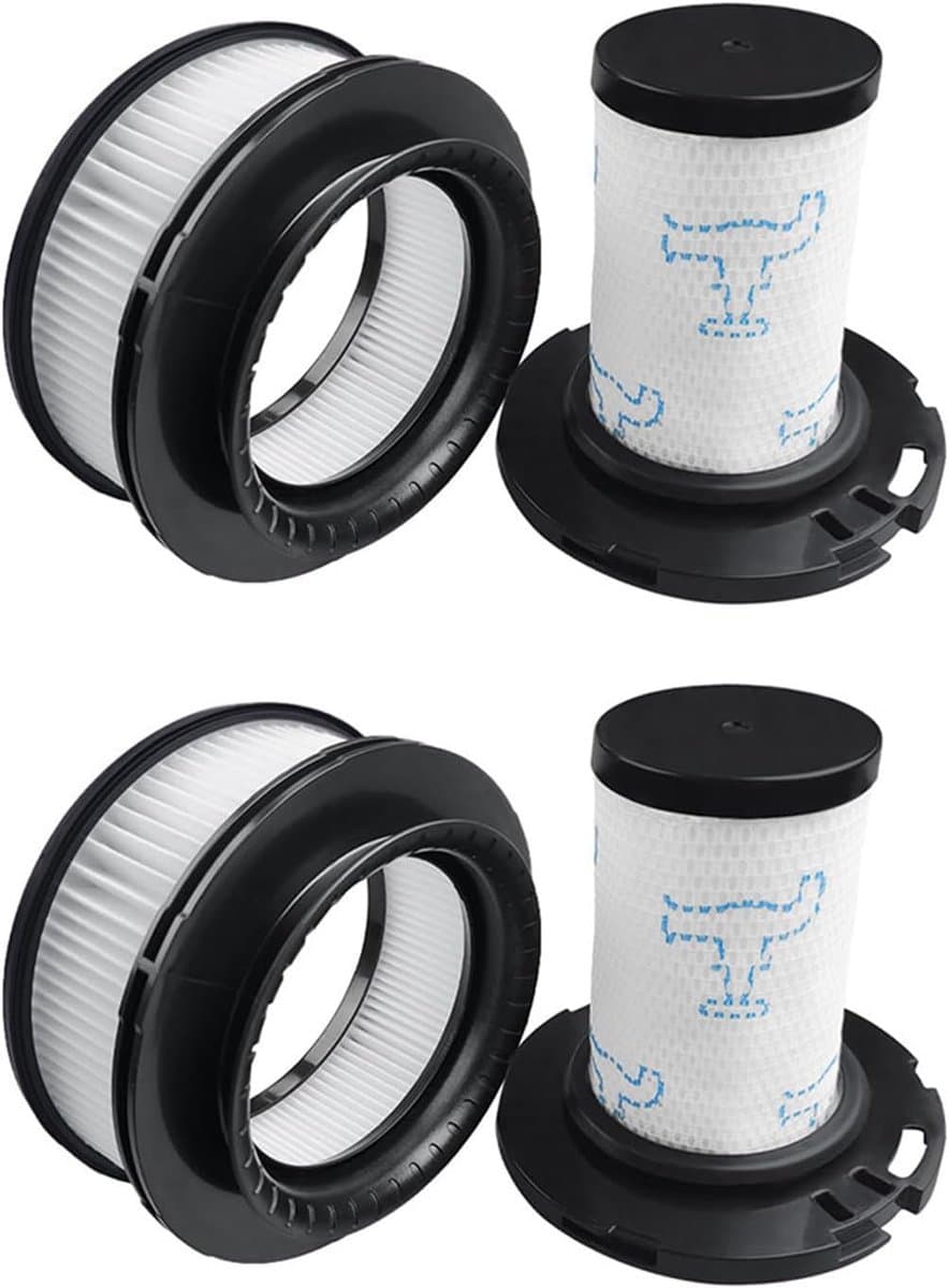 Filter - 4-pack - geschikt voor Rowenta X-Force Flex 11.60 12.60 14.60 15.60 Animal RH9878 RH9898 RH9958 RH99F1 stofzuiger, 2 pre-motorfilters + 2 post-motorfilters, vervanging ZR009007 ZR009008 — afbeelding 1