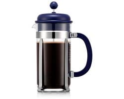 Bodum | Tritan French Press Cafetière | Kunststof | 8 kops | Midnight blauw | 1L