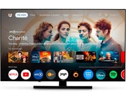 MEDION TV 125,7 cm (50 inch) QLED (Google TV, 4K, Dolby Vision HDR, Netflix, Prime Video, Disney+, Dolby Atmos, DTS X, Smart TV, PVR, Bluetooth, MD 850700)