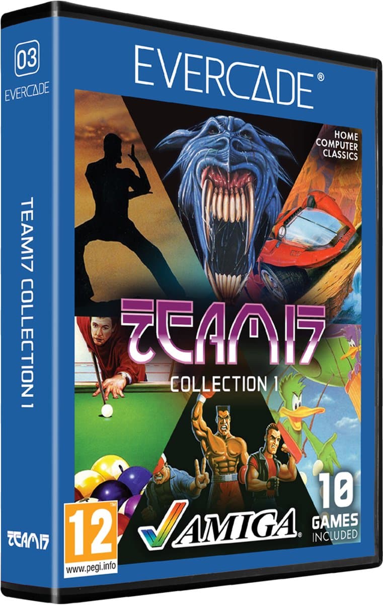 Evercade Team 17 Amiga - Home Computer Classics - cartridge 1 (10 games) — afbeelding 1