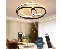 Stille Plafondventilator met Dimbaar LED Licht en Afstandsbediening