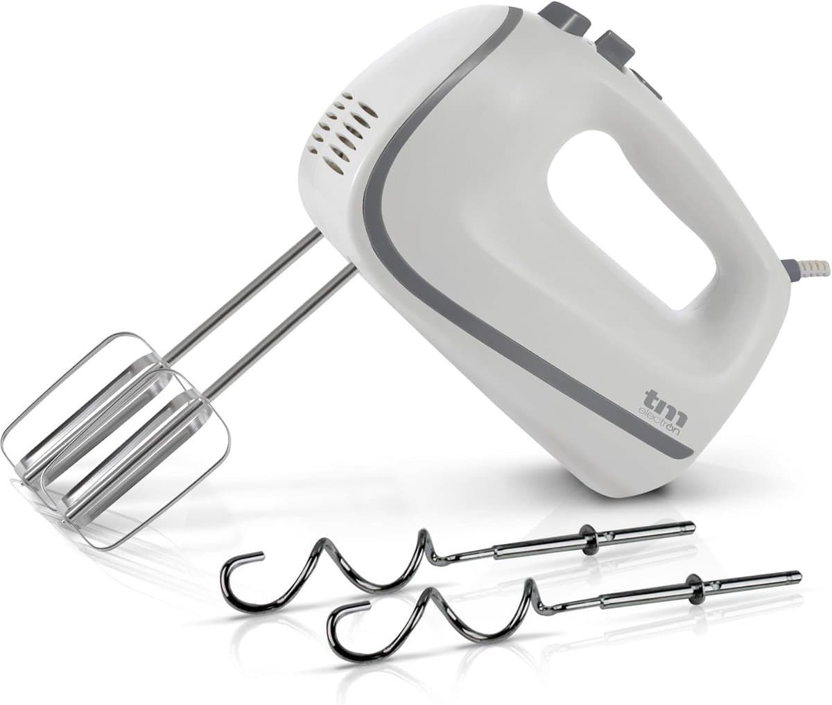 Kneden en Mixen Machine 450W - Handmixer en Deegkneedmachine met Garde en Kneedhaken — afbeelding 1