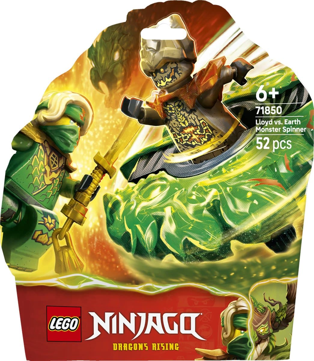 LEGO Ninjago - Lloyd vs. aardemonster in spinner Constructiespeelgoed — afbeelding 1