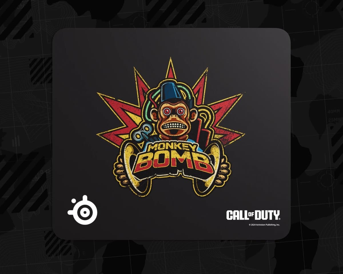 SteelSeries QcK L x Call of Duty: Monkey Bomb Edition gaming muismat — afbeelding 1