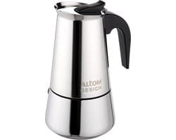 Altom Design Percolator 200 ml - 4 kops - roestvrijstaal - RVS