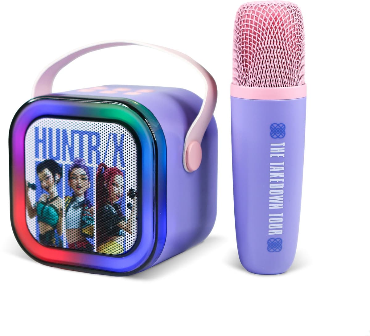 KPop Demon Hunters - draadloze microfoon en speaker - met lichteffecten en stemeffecten — afbeelding 1