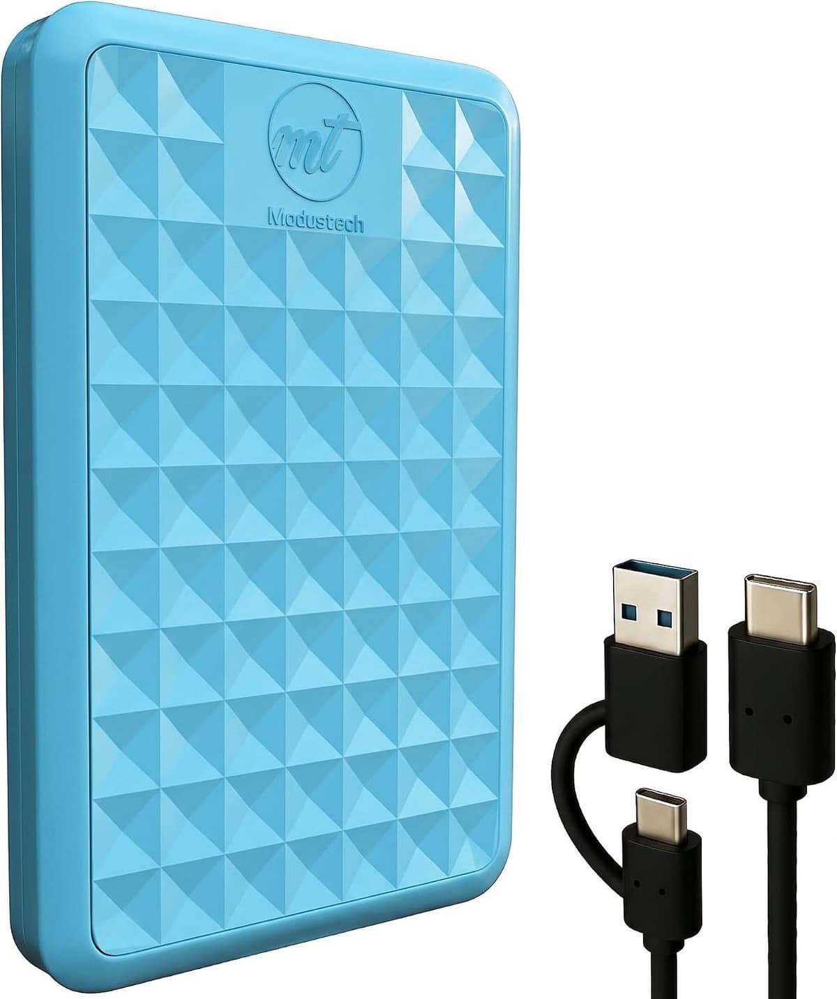 Externe Harde Schijf - Blauw - 1 TB - Draagbare USB 3.0 High-Speed HDD - Voor Windows, Mac, Laptop, PC, PS4/5, Xbox — afbeelding 1