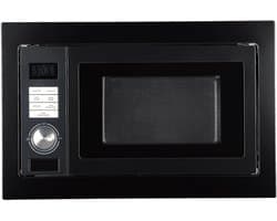 Inbouw Magnetron met Grill - Combi Magnetron - Snel Eten Bereiden - 8 Automatische Programma's - 25 Liter - Zwart