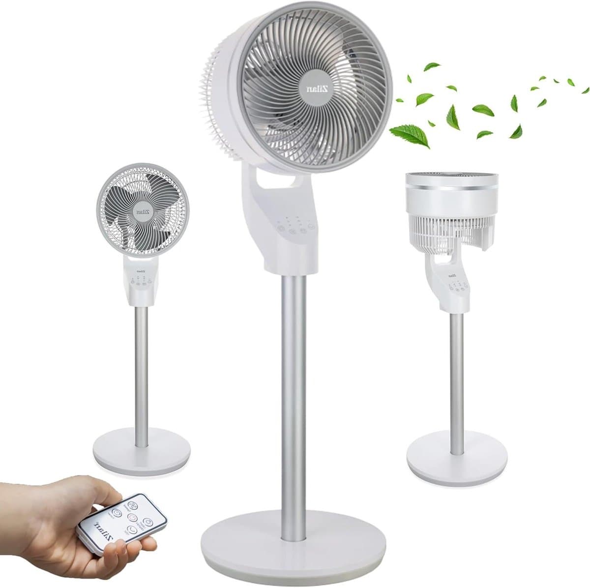 Staande Ventilator - Vloerventilator Aircooler - Frisse Lucht Creëren - Stille Werking 59 dB - 60 W - Wit — afbeelding 1