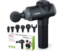 Thijox - Massage Gun, massagepistool met 6 opzetstukken en 4 intensiteitsniveaus voor spiermassage, ideaal voor activering en regeneratie van alle spi