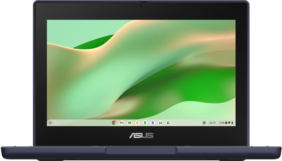 ASUS Chromebook CR11 CZ1104CM4A-NS0172 MediaTek Kompanio 540 29,5 cm (11.6) Touchscreen HD 8 GB LPDDR5x-SDRAM 64 GB eMMC Wi-Fi 7 (802.11be) ChromeOS Grijs QWERTY US International — afbeelding 1