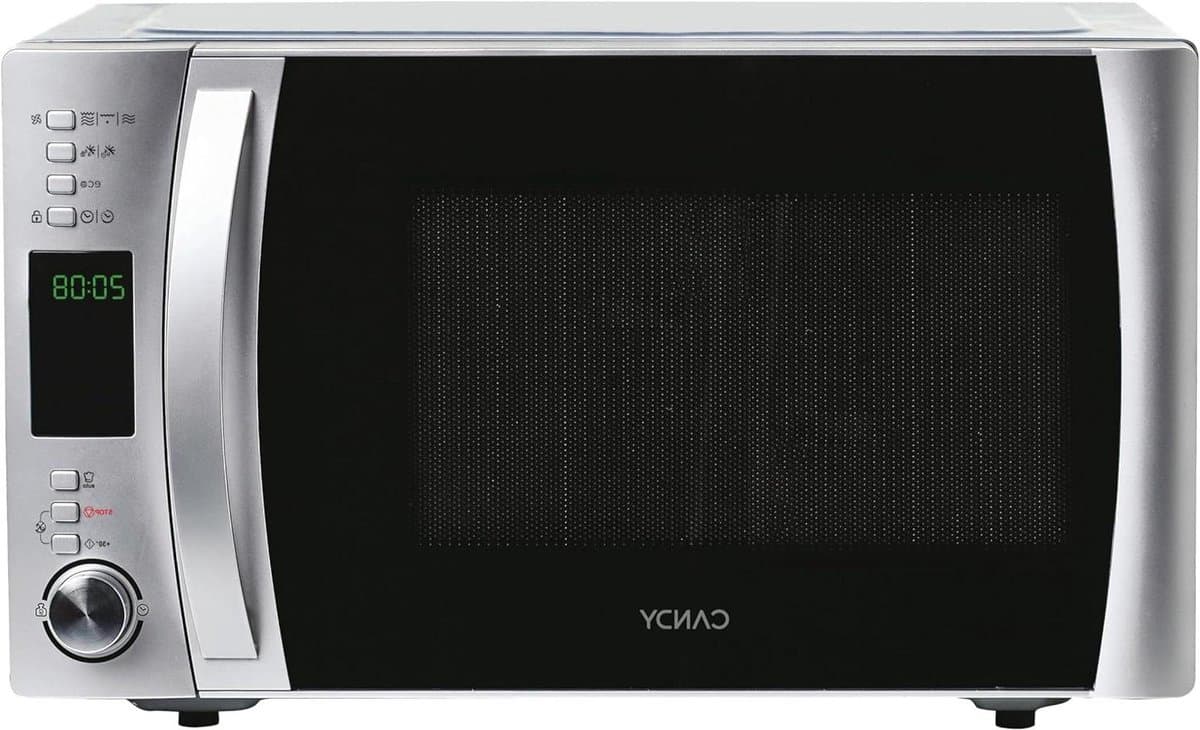 Magnetron met Grill - Combinatieoven Oven - Snel Koken - 40 Automatische Programma's - 25 Liter - RVS — afbeelding 1