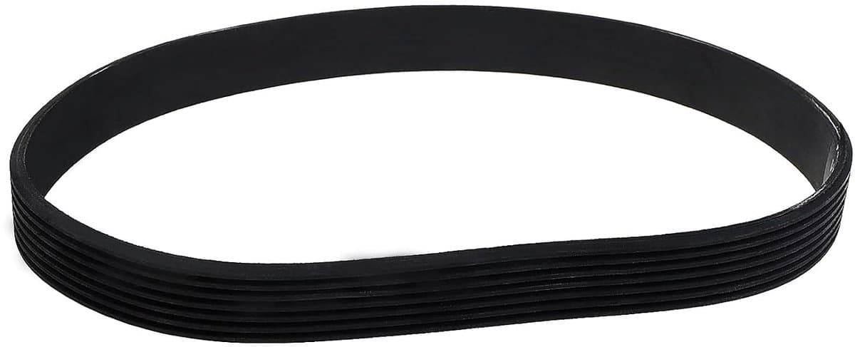 SnelShoppen - Molen Aandrijfsnaar Rubber Zwart 16,4mm Breed 437mm Omtrek Geschikt voor Grasmaaier — afbeelding 1