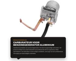 Dailygoods - Carburateur voor Benzinegenerator - Aluminium - Eenvoudig te installeren - Grasmaaier Onderdelen - Verhoog je machinevermogen - Geschikt...