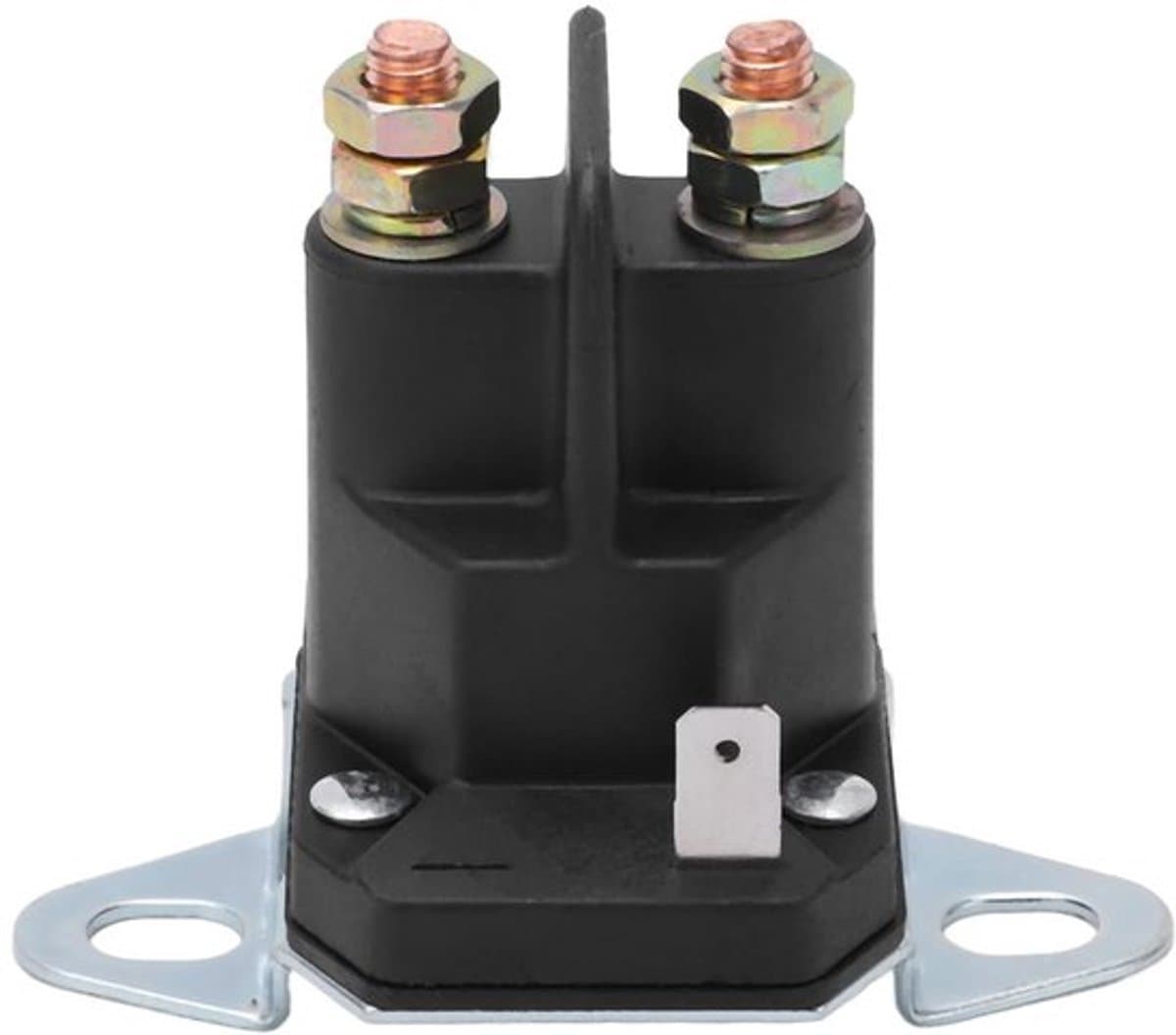 Motorstarter 12V - Starter Solenoid Relay - Tuintractor Accessoire - ATV/Sneeuwscooter Toepassing - ABS/Brass Materiaal - 4.8W Vermogen - Startrelais — afbeelding 1