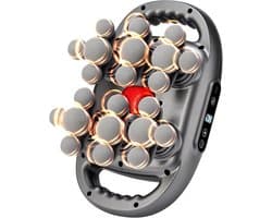 SnelShoppen - Massage Gun met 22 Koppen - Oplaadbare Spiermassage Gun - 9 Modi & 9 Niveaus - Perfect voor Thuis, Sport en Ontspanning