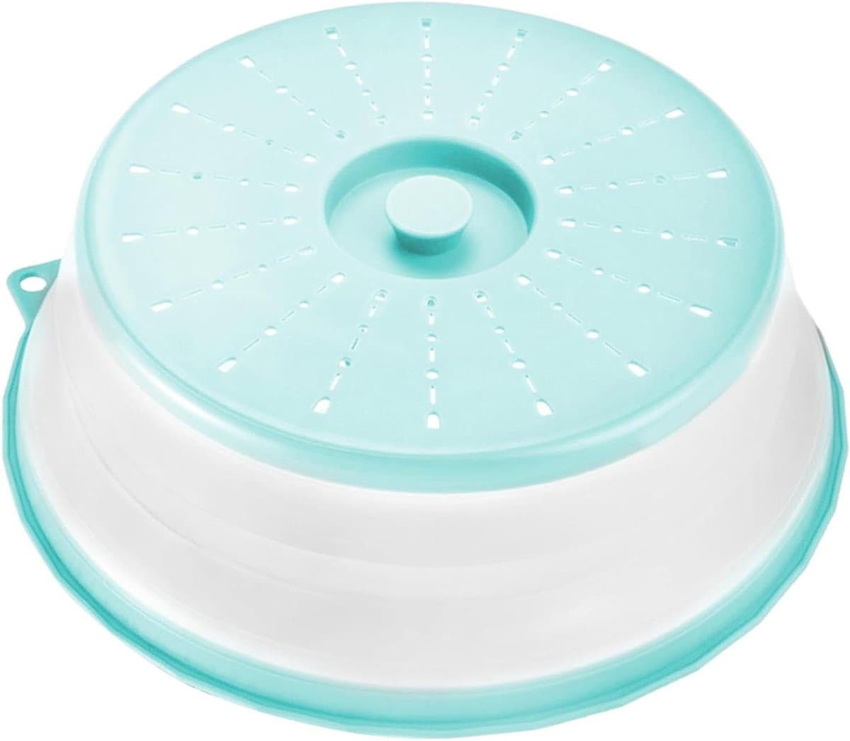 Opvouwbare Magnetronhoes - Magnetron Deksel - Voedsel Opwarmen - Ventilatiegaten - 285 x 275 cm - Blauw — afbeelding 1