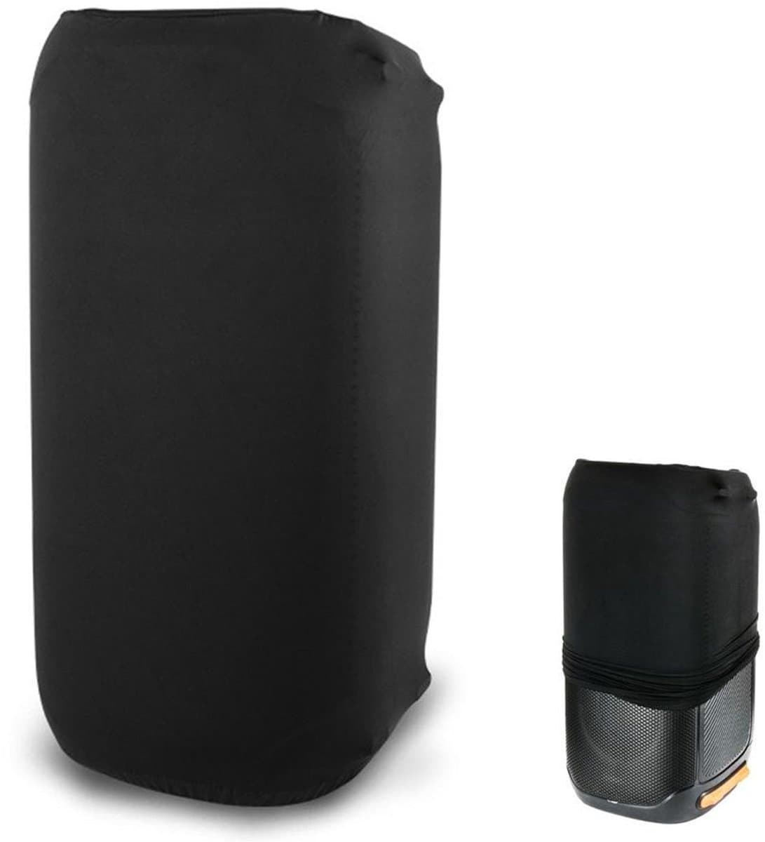 Stofhoes, gemaakt van flexibele en zachte stof, geschikt voor JBL Partybox 100/110/120 luidsprekers, zwarte beschermhoes. — afbeelding 1