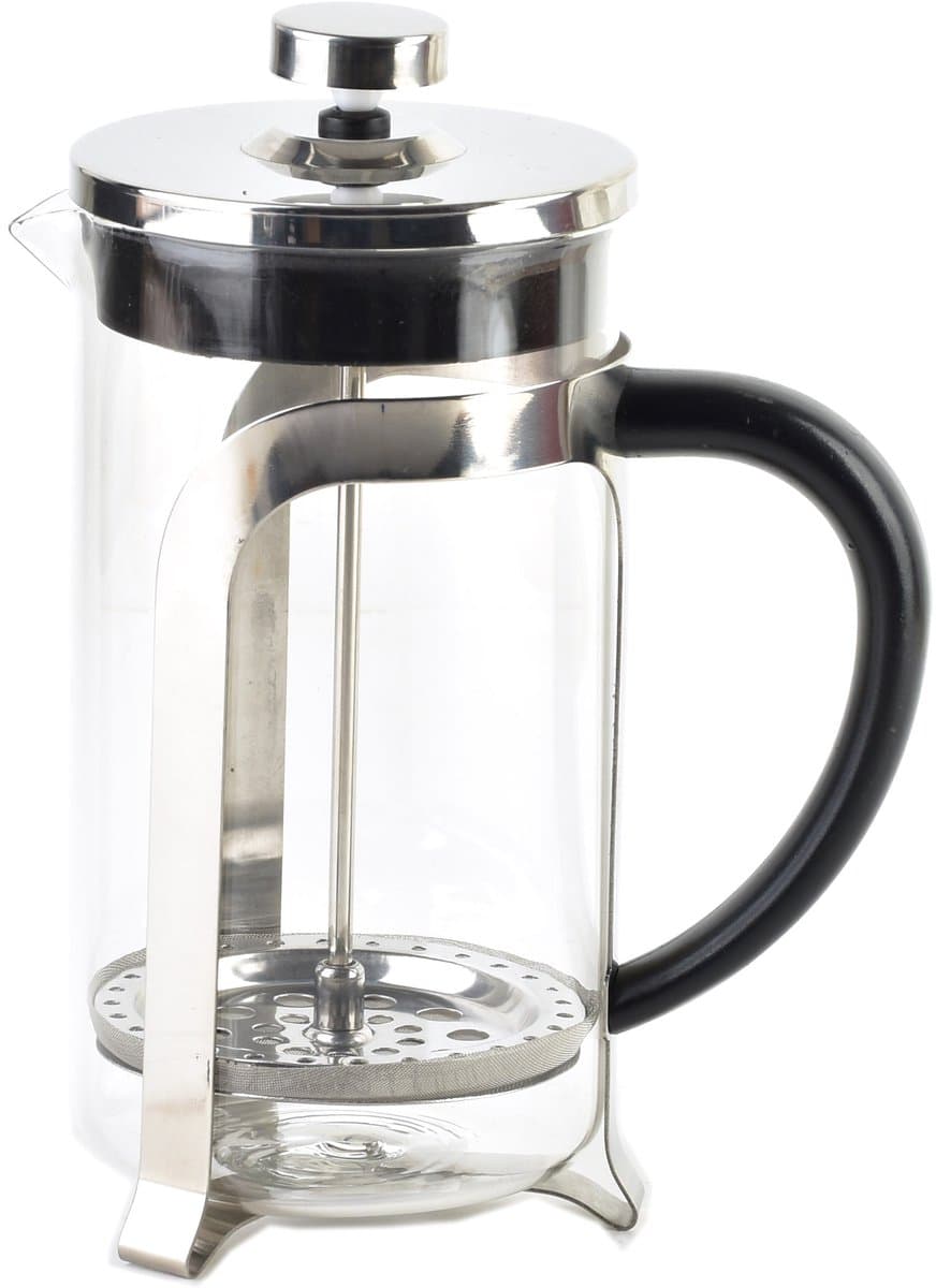 Cookini ANNE - Franse Pers - 1000ml - Roestvrij Staal - Borosilicaatglas — afbeelding 1