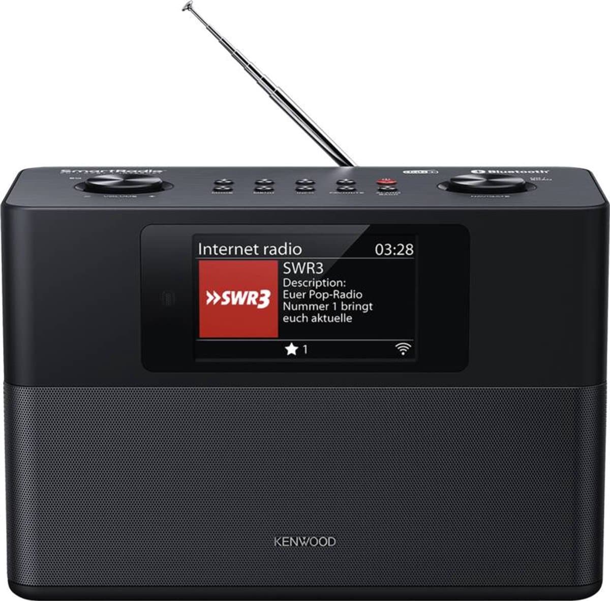 Kenwood CR-ST120S – Smart Radio met DAB+, Internetradio & Bluetooth - Zwart — afbeelding 1